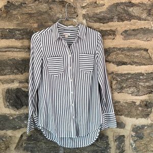 Striped Button-down Shirt